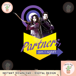 marvel hawkeye kate bishop clint barton partners am i right png, digital download, hawkeye kate bishop