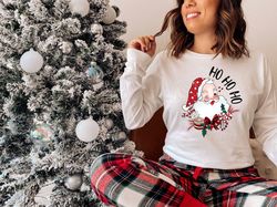 ho ho ho santa shirt, christmas shirt, funny santa shirt, holiday apparel, christmas gift, cute santa tee, merry christm