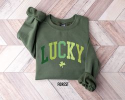 lucky sweatshirt, funny st patricks day sweater, womens st patricks day, st patricks day t-shirt, lucky pullover, shamro