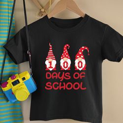 100 days with gnomies shirts, 100 days of school shirt, 100 magical days shirts, 100th day of school celebration, cute s