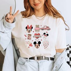 disney valentines day shirt, disney valentine shirt, happy valentines day shirt, mickey valentine shirt, valentines shir