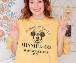 minnie  co disney unisex adult shirt