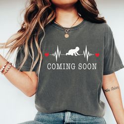 pregnancy announcement shirt, coming soon pregnancy shirt, baby announcement shirt, coming soon tee, mommy to be shirt,m