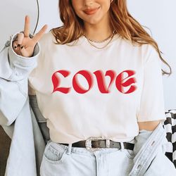 retro love shirt, love shirt, valentines day shirts, heart shirt, cute love shirt,valentines for women, valentines gift,