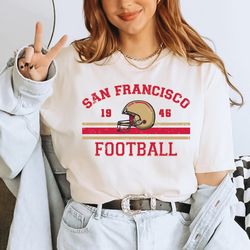 san francisco shirt, football shirt, vintage style san francisco shirt, 2023-2024 season shirt, game day shirt, alc380