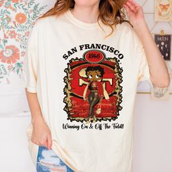 san francisco shirt, football shirt, vintage style san francisco shirt, 2023-2024 season shirt, game day shirt, san fran