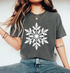 snowflake shirt,snow shirt,winter shirt,snowflake christmas gift shirt,