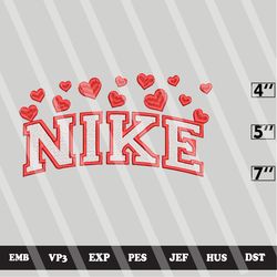 ni.ke heart valentine embroidery designs, love machine embroidery design, embroidery design, embroidery machin