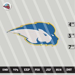 ncaa hofstra pride embroidery file, ncaa logo, ncaa team, 3 sizes, 6 formats, ncaa machine embroidery design