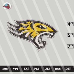 ncaa towson tigers embroidery file, ncaa logo, ncaa team, 3 sizes, 6 formats, ncaa machine embroidery design