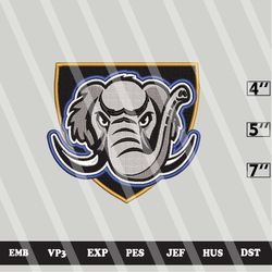 ncaa purdue fort wayne mastodons embroidery file, ncaa logo, ncaa , 3 sizes, 6 formats, ncaa machine embroidery design.