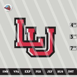 ncaa lamar cardinals embroidery file, ncaa logo, ncaa team, 3 sizes, 6 formats, ncaa machine embroidery design 1