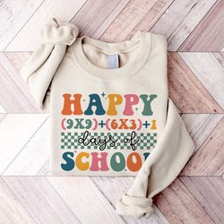 100 days of school sweatshirt, happy 100 day tee, 100th day of school celebration, 100 days of schoo