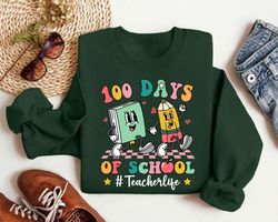 100 days of school teacher shirt, 100th day of school shirt, dear tiny human behind, teacher appreci