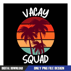 Disney Summer Vacay Squad PNG, Disney PNG ,Disney Mickey PNG, Cartoon ,Digital Download