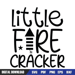 little fire cracker 4th of july day svg, independence day, 4th of july svg, digital download