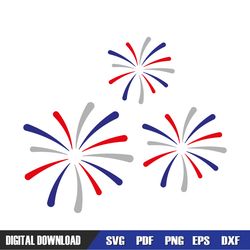 star fireworks celebrating 4th of july day svg, independence day, 4th of july svg, digital download
