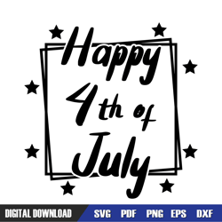 happy 4th of july day stars memorial day svg, independence day, 4th of july svg, digital download
