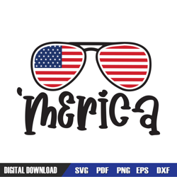 usa flag glasses merica 4th of july svg, independence day, 4th of july svg, digital download