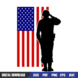 american flag soldier 4th of july svg, independence day, 4th of july svg, digital download