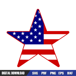 american flag star 4th of july patriotic day svg, independence day, 4th of july svg, digital download