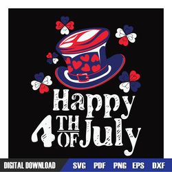 uncle sam hat 4th of july day svg, 4th of july svg, digital download