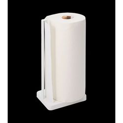 yamazaki home paper towel holder, white, stee