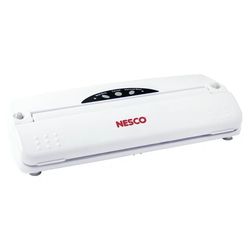 nesco vs-01 food vacuum sealer, 21-piece set, white