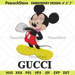 mickey mouse blink gucci basic embroidery design file