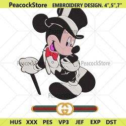 mickey luxurious gucci embroidery design file