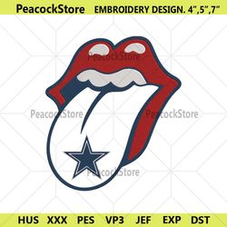 rolling stone logo dallas cowboys embroidery design download file