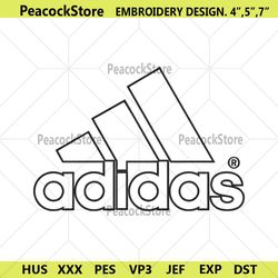 adidas moutain outlines logo embroidery download file