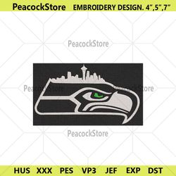 seattle seahawks embroidery design, nfl embroidery designs, seattle seahawks embroidery instant file