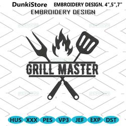 grill master embroidery design 1