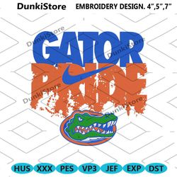 florida gators pride embroidery files, ncaa embroidery files, florida gators file