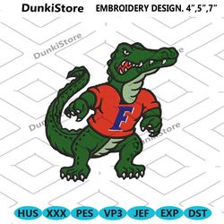 florida gators iconic logo embroidery files, ncaa embroidery files, florida gators file