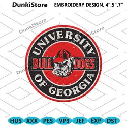 university georgia bulldogs embroidery files, ncaa embroidery files, georgia bulldogs file