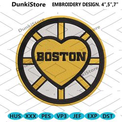 boston bruins embroidery files, nhl embroidery files, boston bruins file