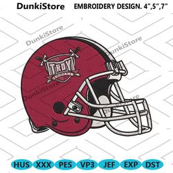 troy trojans helmet machine embroidery digitizing