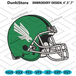 north texas mean green helmet embroidery design download file