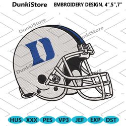 duke blue devils helmet machine embroidery design