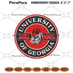 university georgia bulldogs embroidery files, ncaa embroidery files, georgia bulldogs file
