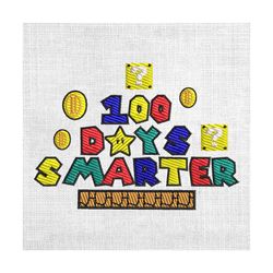 100 days smarter super mario bros puzzle embroidery