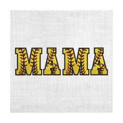 mama sport baseball embroidery design