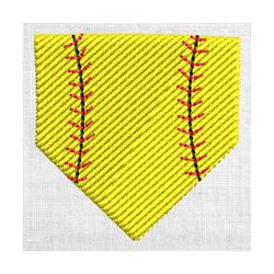 baglets softball diamond sport charm embroidery design
