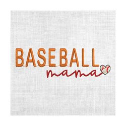 baseball mama love sport design embroidery