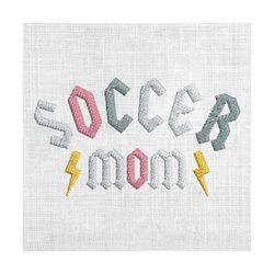 soccer mom thundering bow sport embroidery