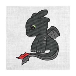 toothless disney couple matching embroidery