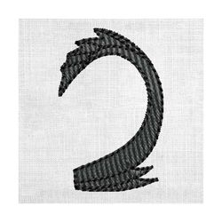 toothless dragon tail disney embroidery design