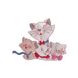 the aristocats family embroidery png